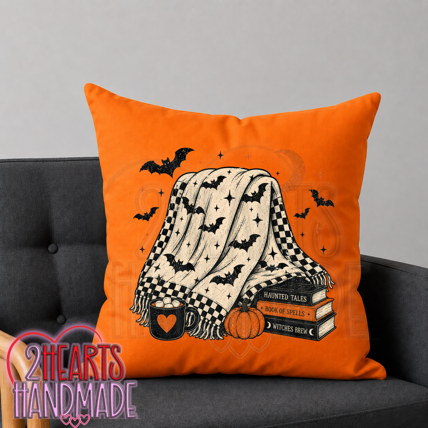 Cozy, with a Little Bit of Spook Throw Pillow Cover (Pillow NOT Included)