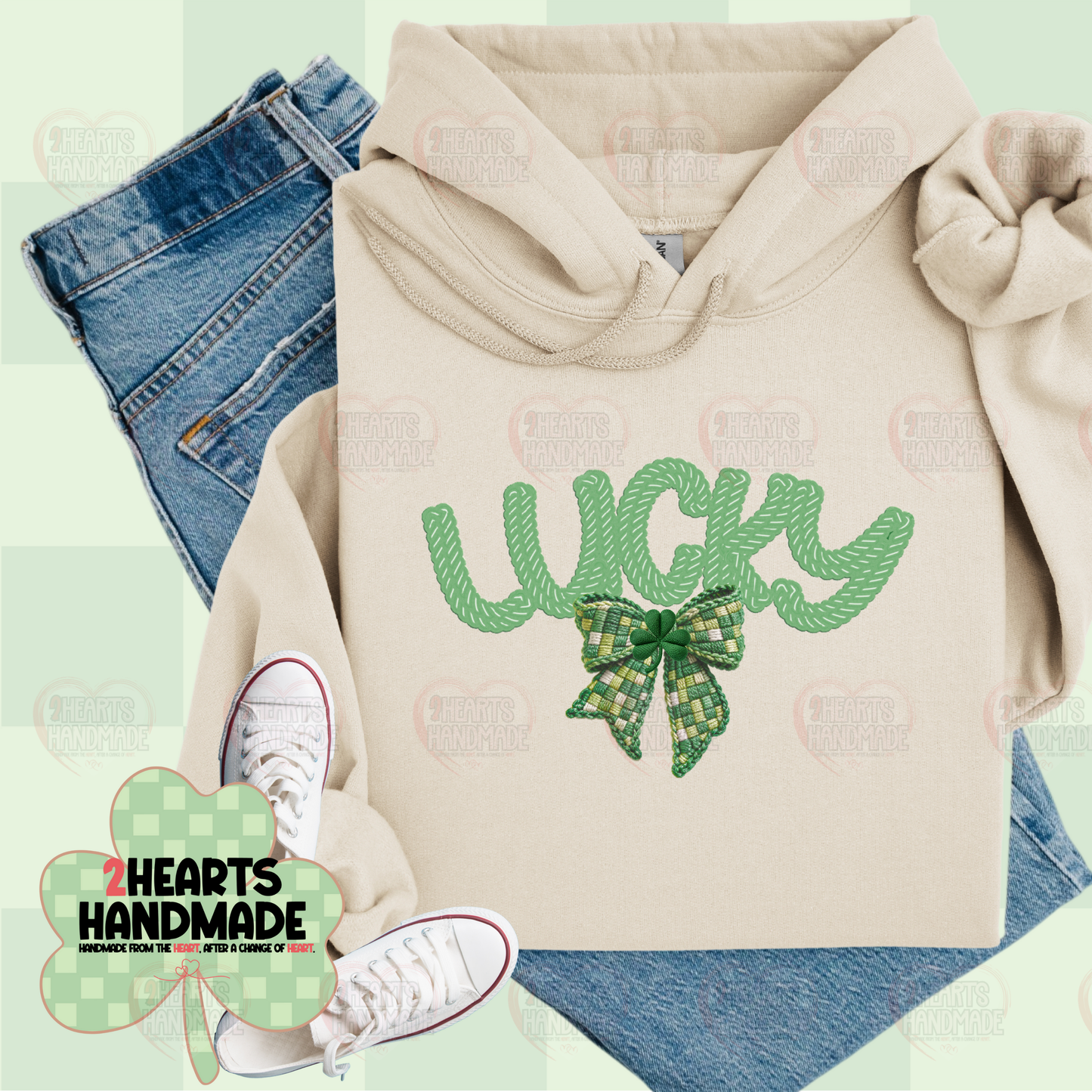 Embroidery Lucky (Faux)