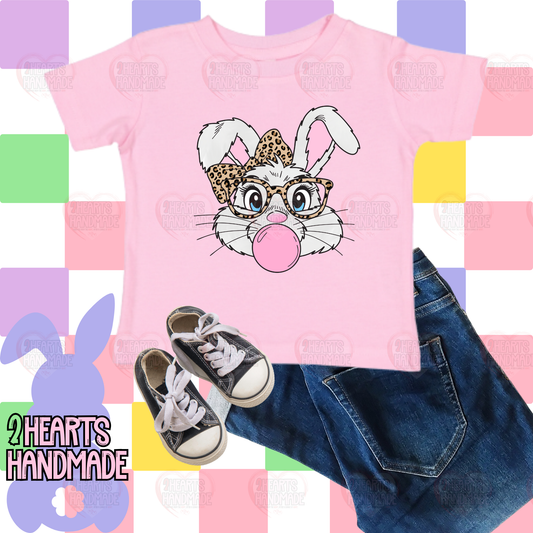 Trendy Bunny Blowing Bubble