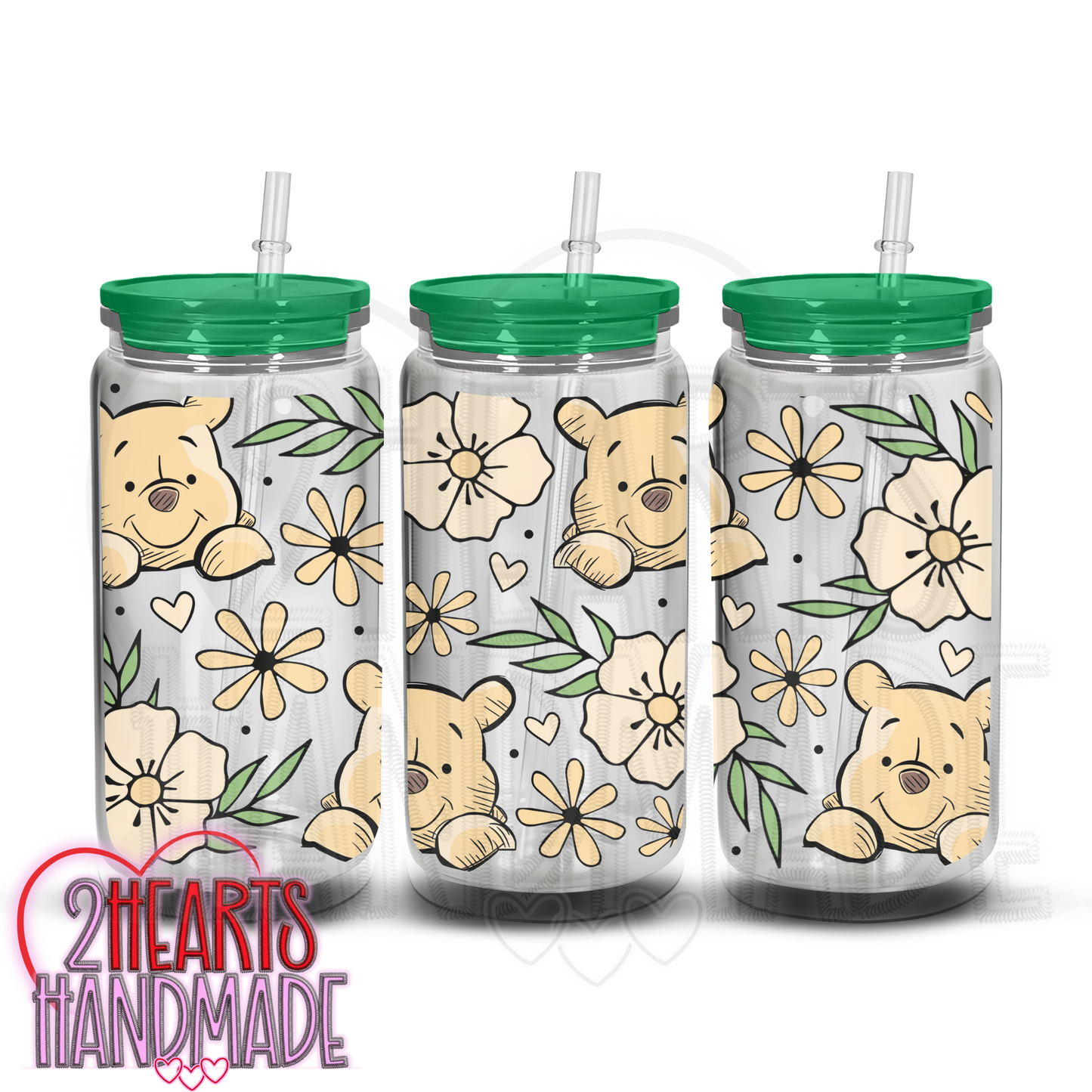 A Bear and Their Flowers