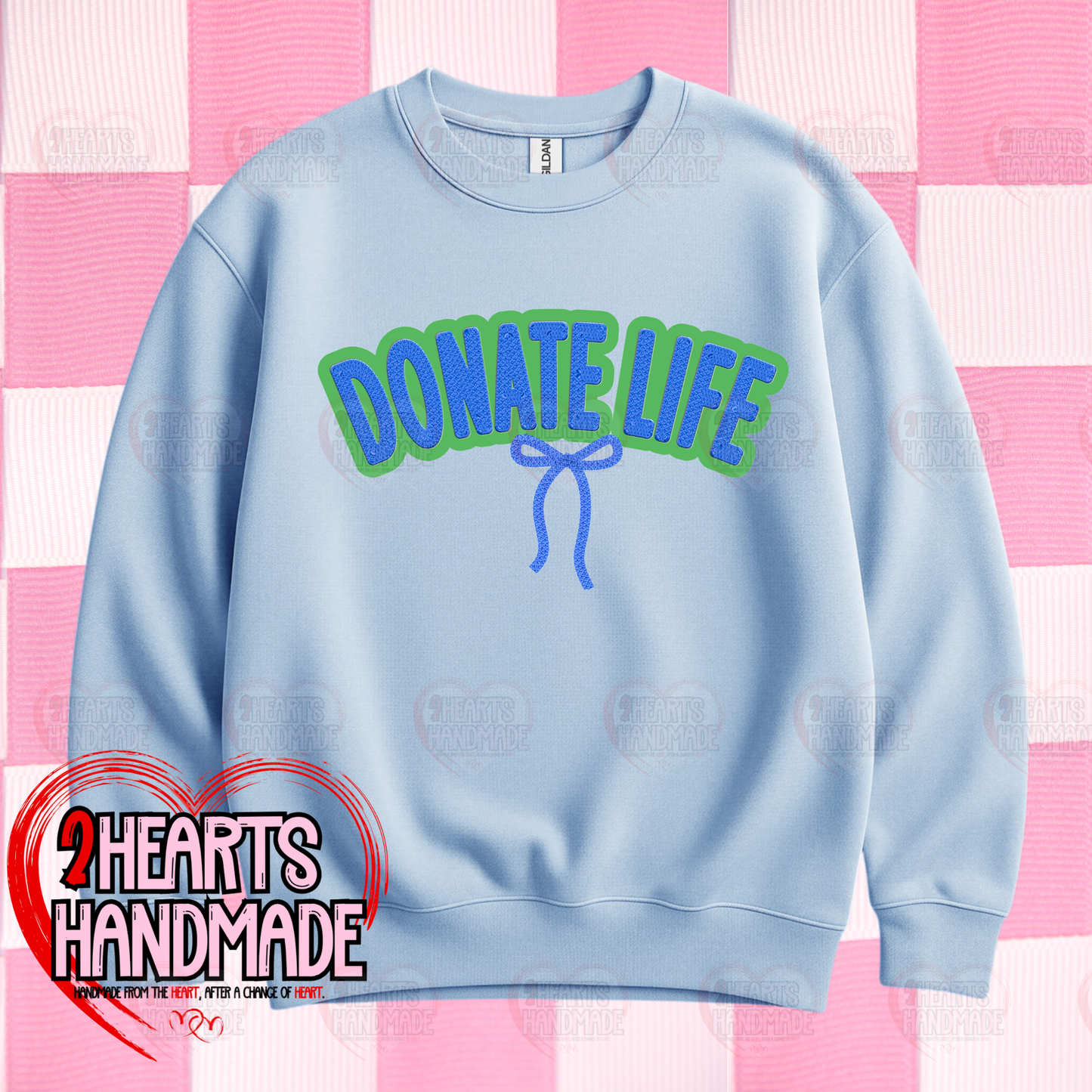 Faux Crochet Donate Life