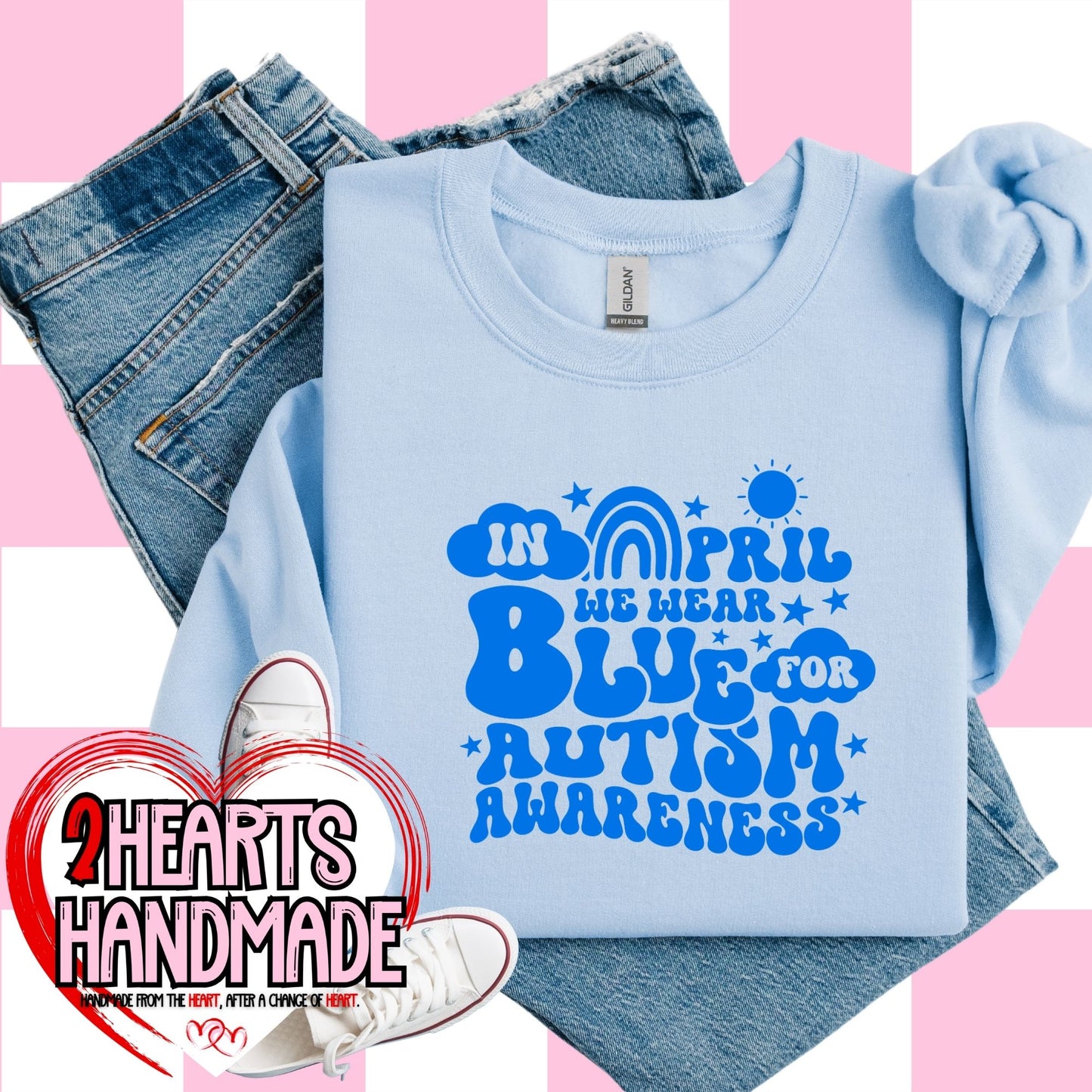 In April We Wear Blue for Autism Awareness