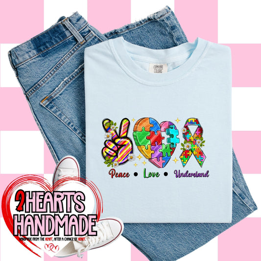 Peace, Love, Understand (Autism Awareness)