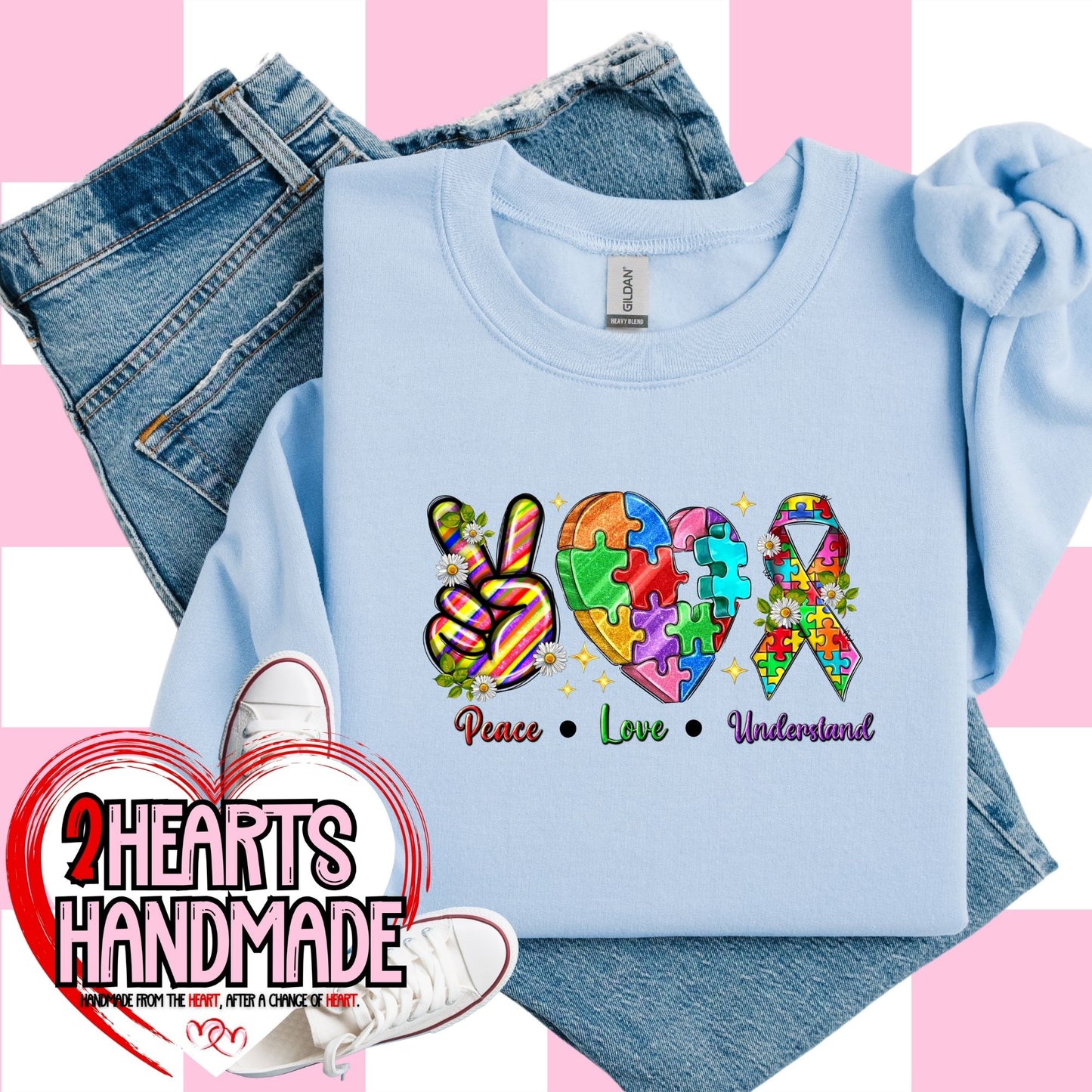 Peace, Love, Understand (Autism Awareness)