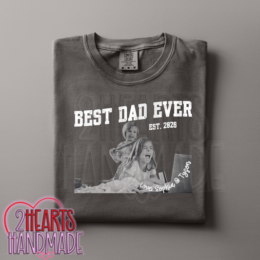 Father's Day Photo Shirt - Best Dad Ever