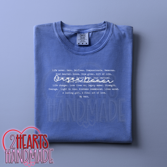 Organ Donor word cloud