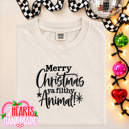 Merry Christmas Ya Filthy Animal