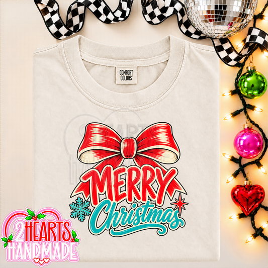 Merry Christmas Big Red Bow