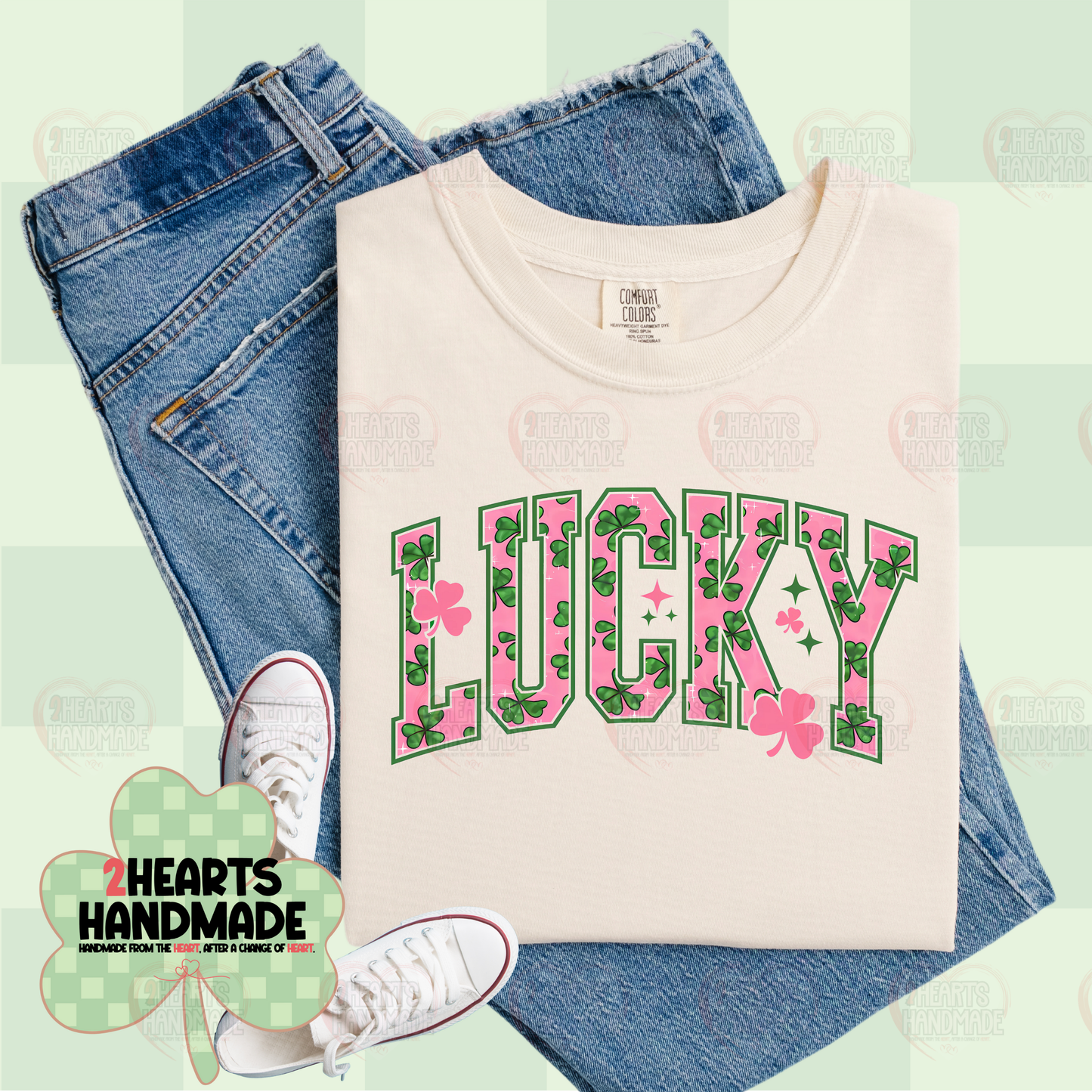 Lucky (Pink Shamrocks)