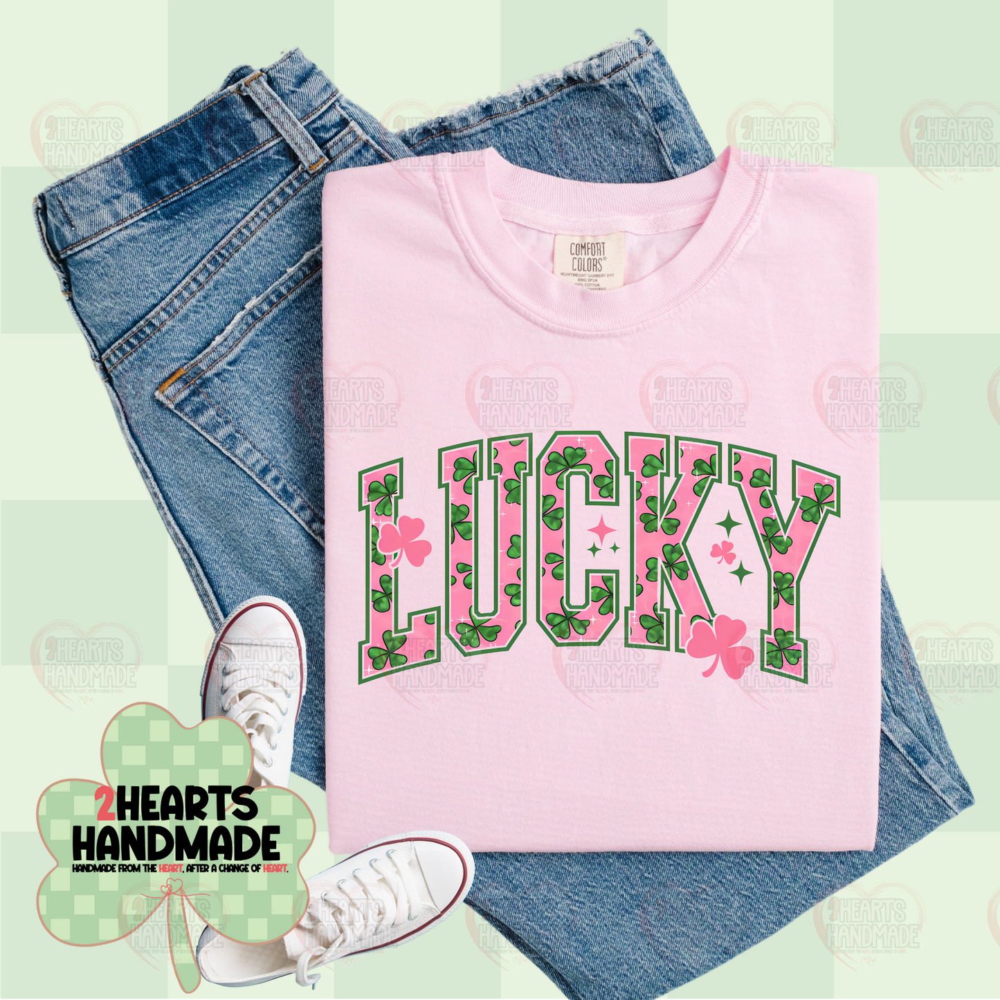 Lucky (Pink Shamrocks)