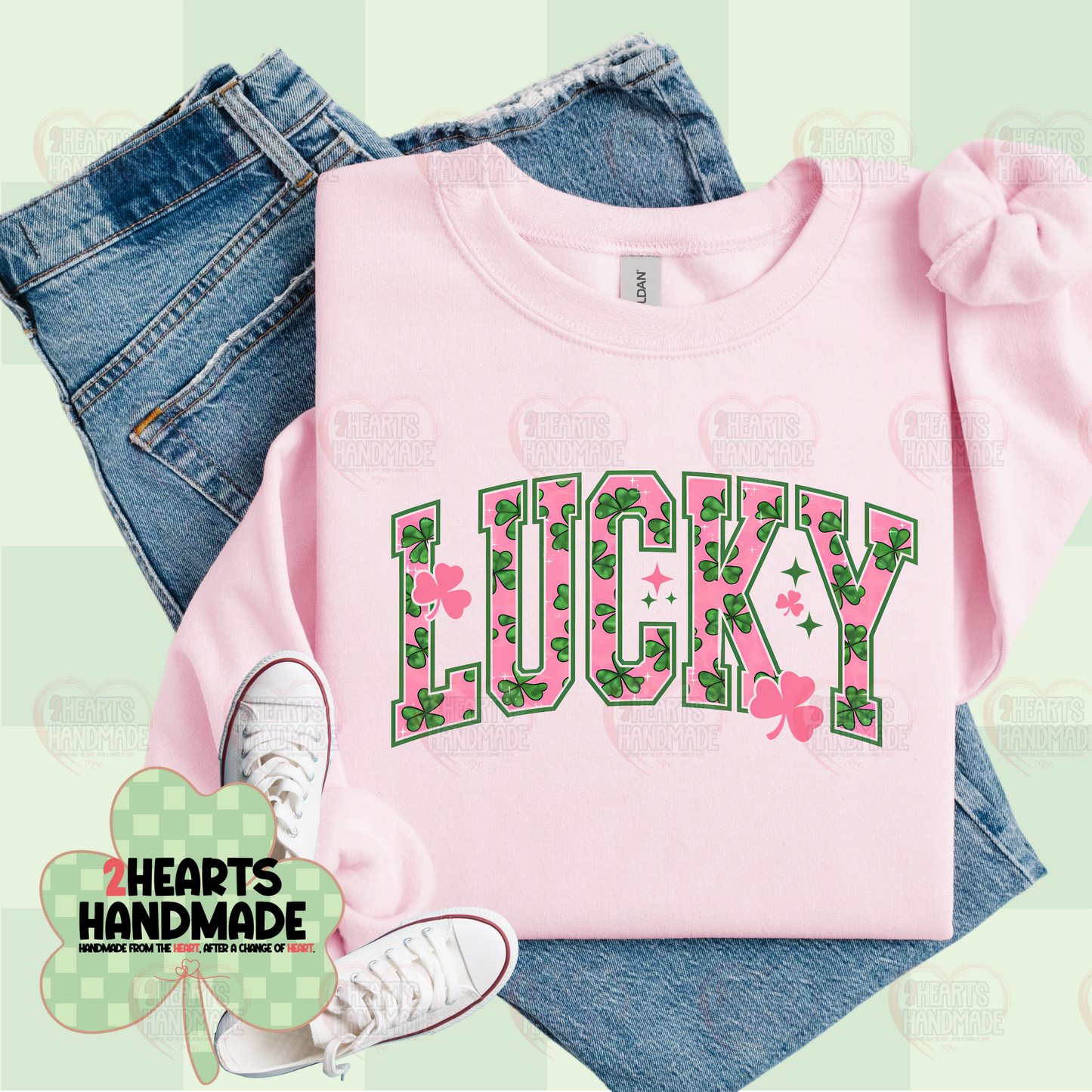 Lucky (Pink Shamrocks)
