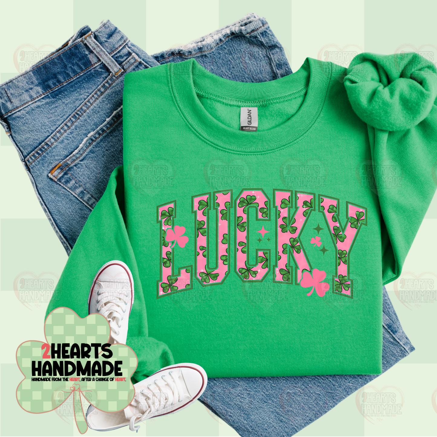 Lucky (Pink Shamrocks)
