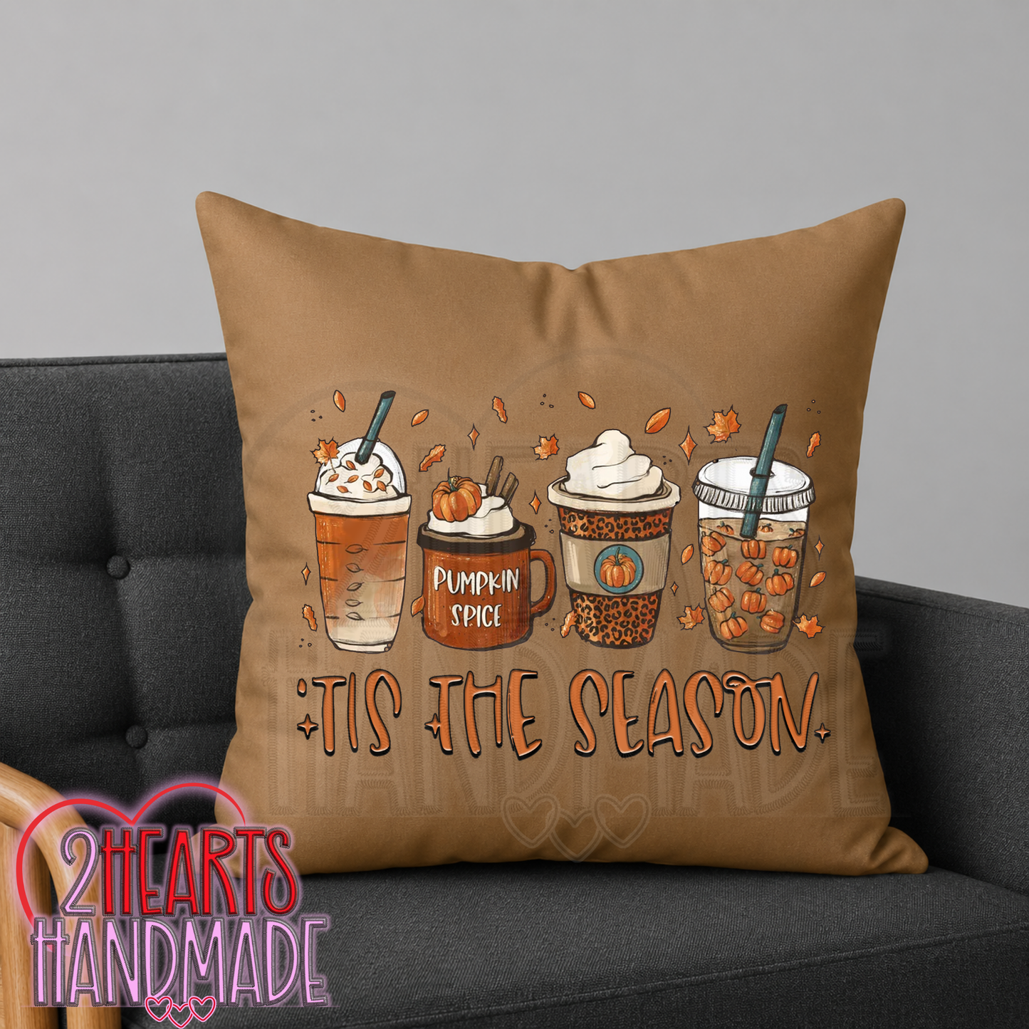 Til The Season Coffees Throw Pillow Cover (Pillow NOT Included)