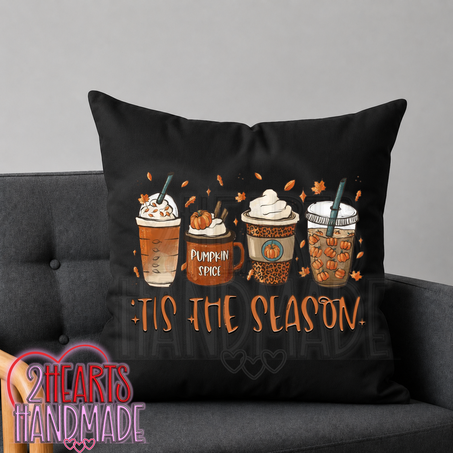 Til The Season Coffees Throw Pillow Cover (Pillow NOT Included)