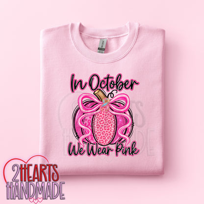 Breast Cancer Awareness: In October We Wear Pink (Pumpkin)