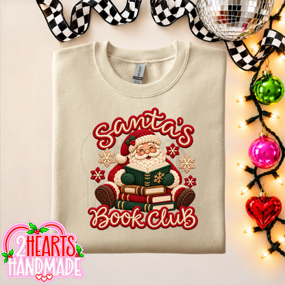 Santa's Book  (Faux Crochet)