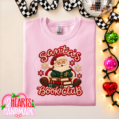 Santa's Book  (Faux Crochet)