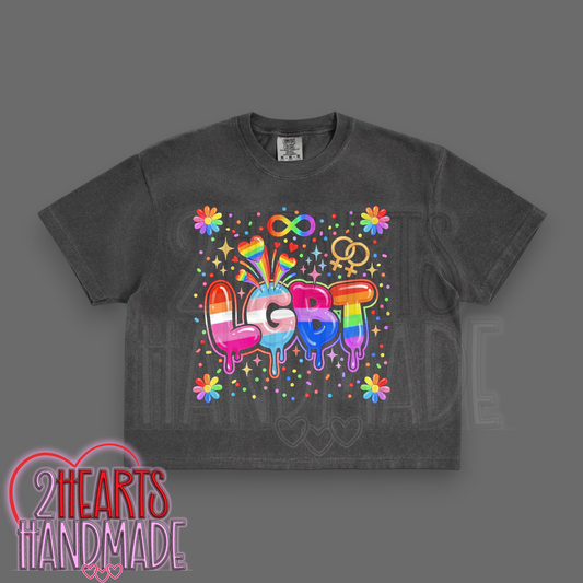 LGBT with Doodles Neon
