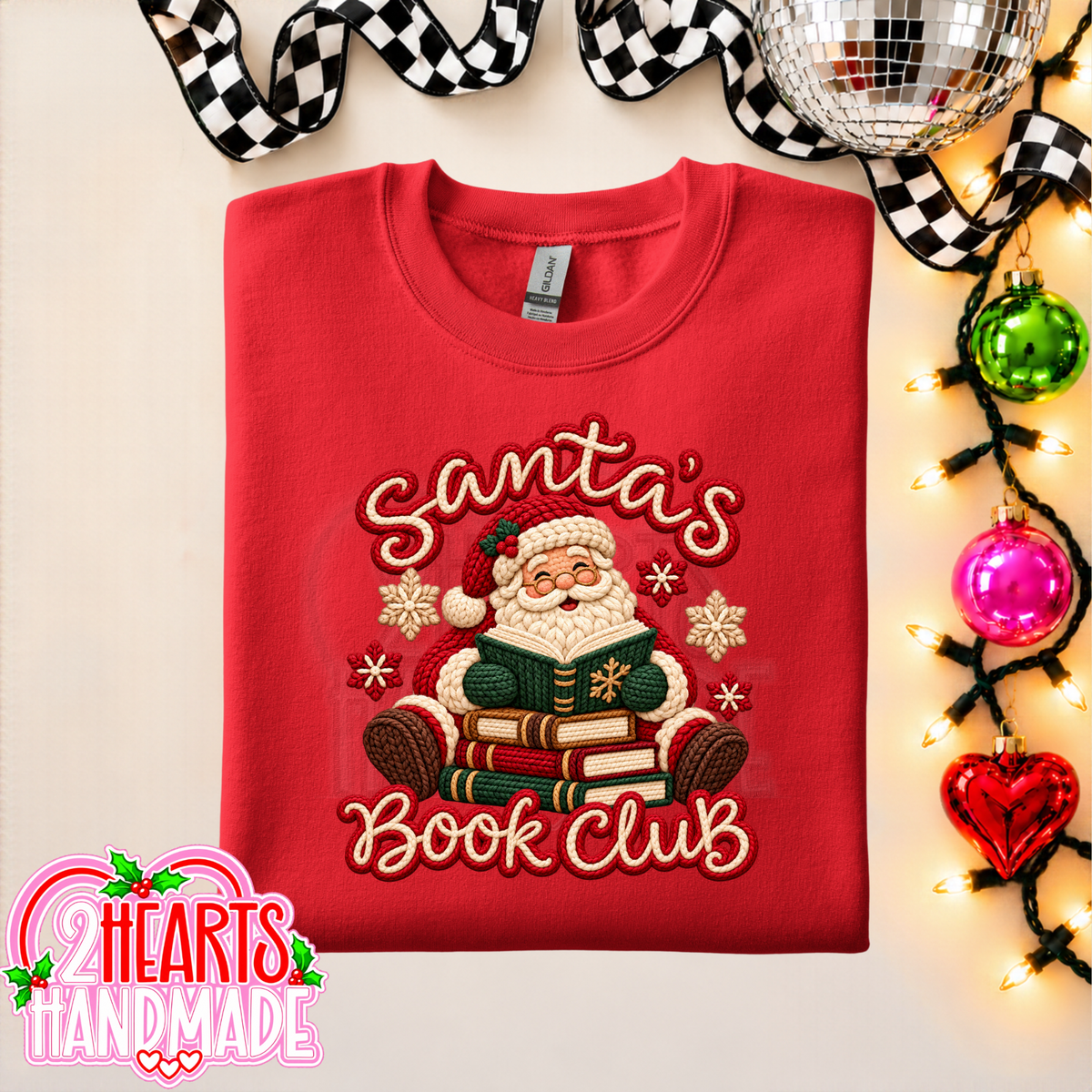 Santa's Book  (Faux Crochet)