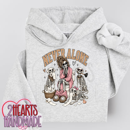 Never Alone Skelly Dog Mom