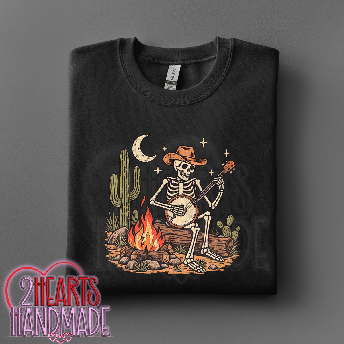 Banjo Playing Cowboy Skelly