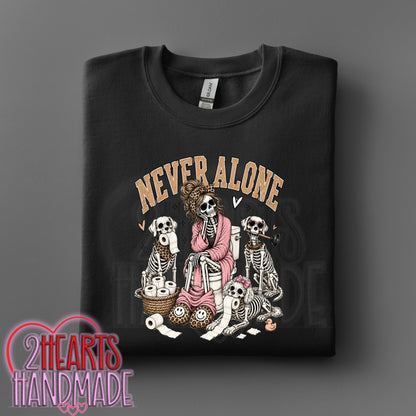 Never Alone Skelly Dog Mom