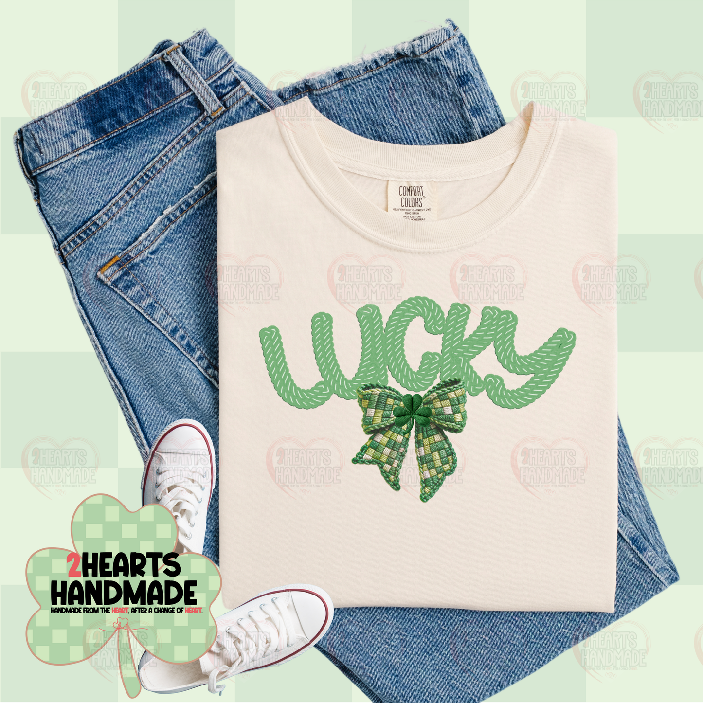Embroidery Lucky (Faux)