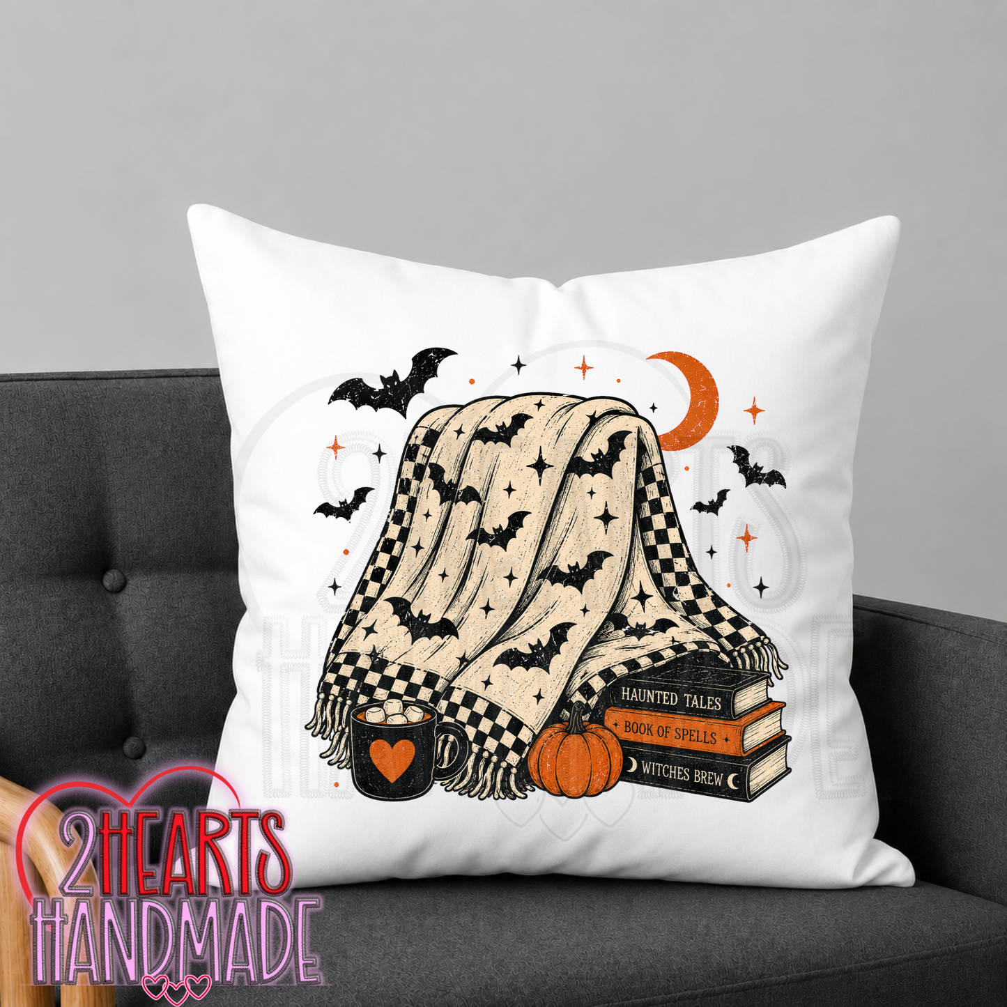 Cozy, with a Little Bit of Spook Throw Pillow Cover (Pillow NOT Included)