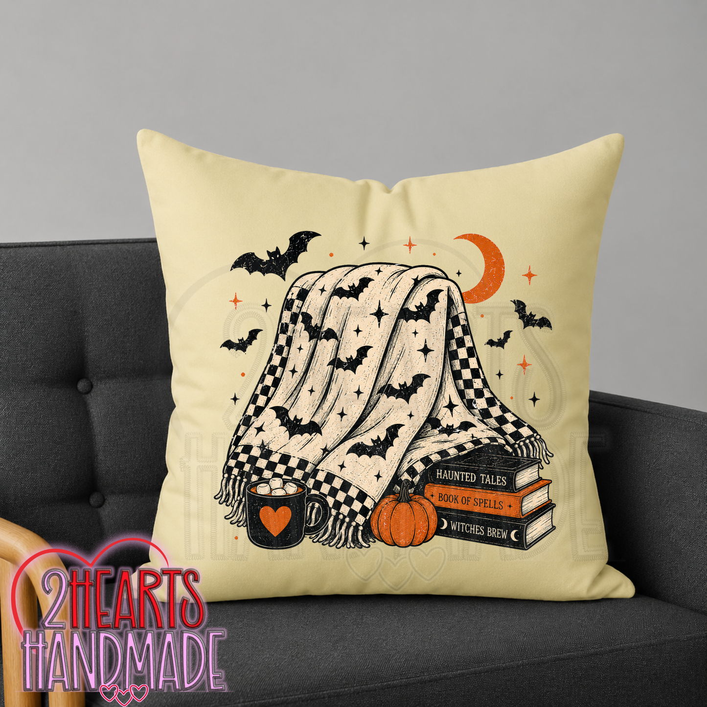 Cozy, with a Little Bit of Spook Throw Pillow Cover (Pillow NOT Included)