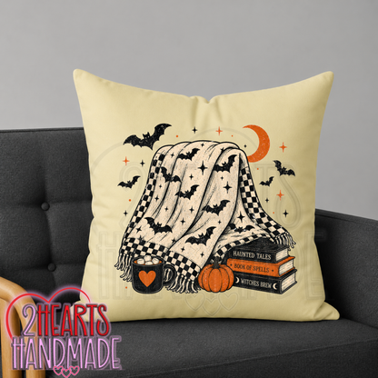 Cozy, with a Little Bit of Spook Throw Pillow Cover (Pillow NOT Included)