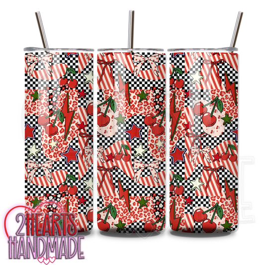 Edgy Cherries Tumbler