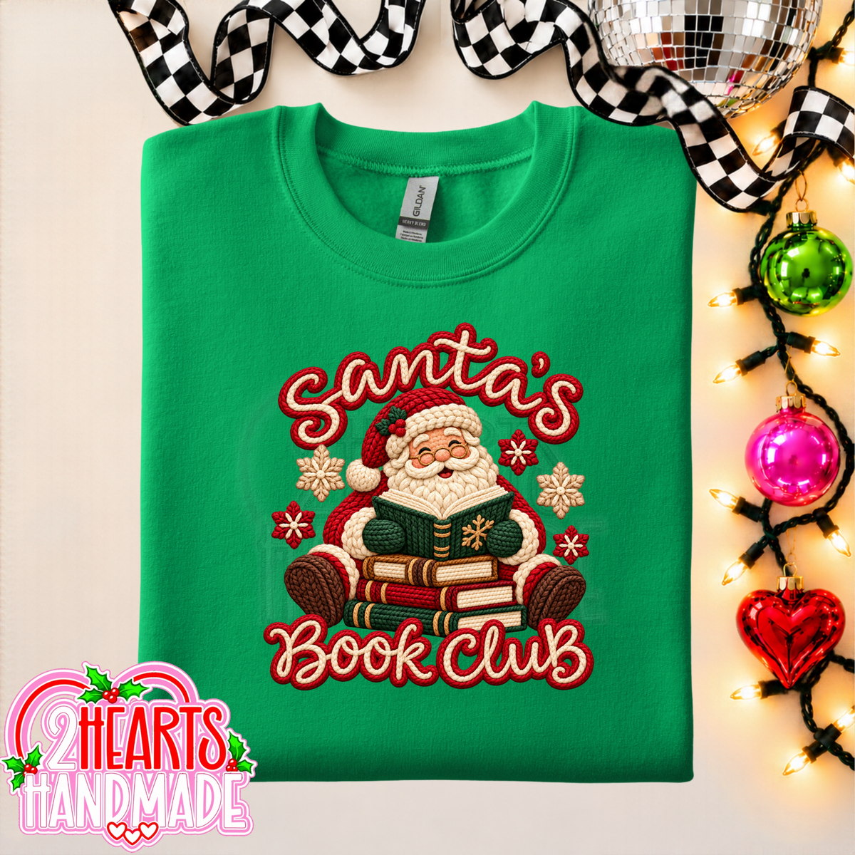 Santa's Book  (Faux Crochet)