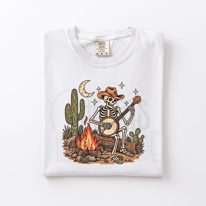 Banjo Playing Cowboy Skelly