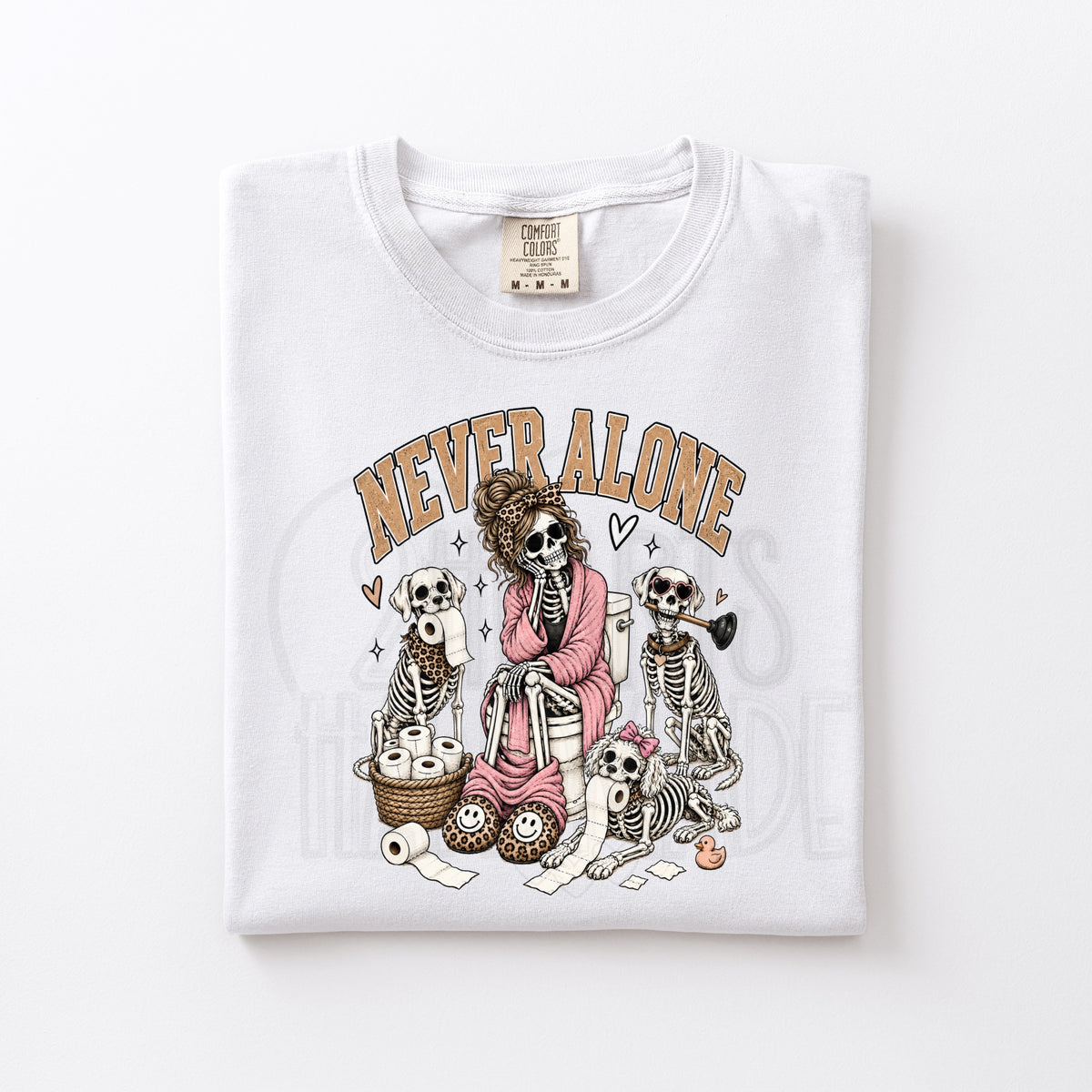 Never Alone Skelly Dog Mom