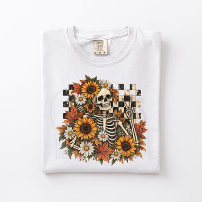 Skelly in the Flowers