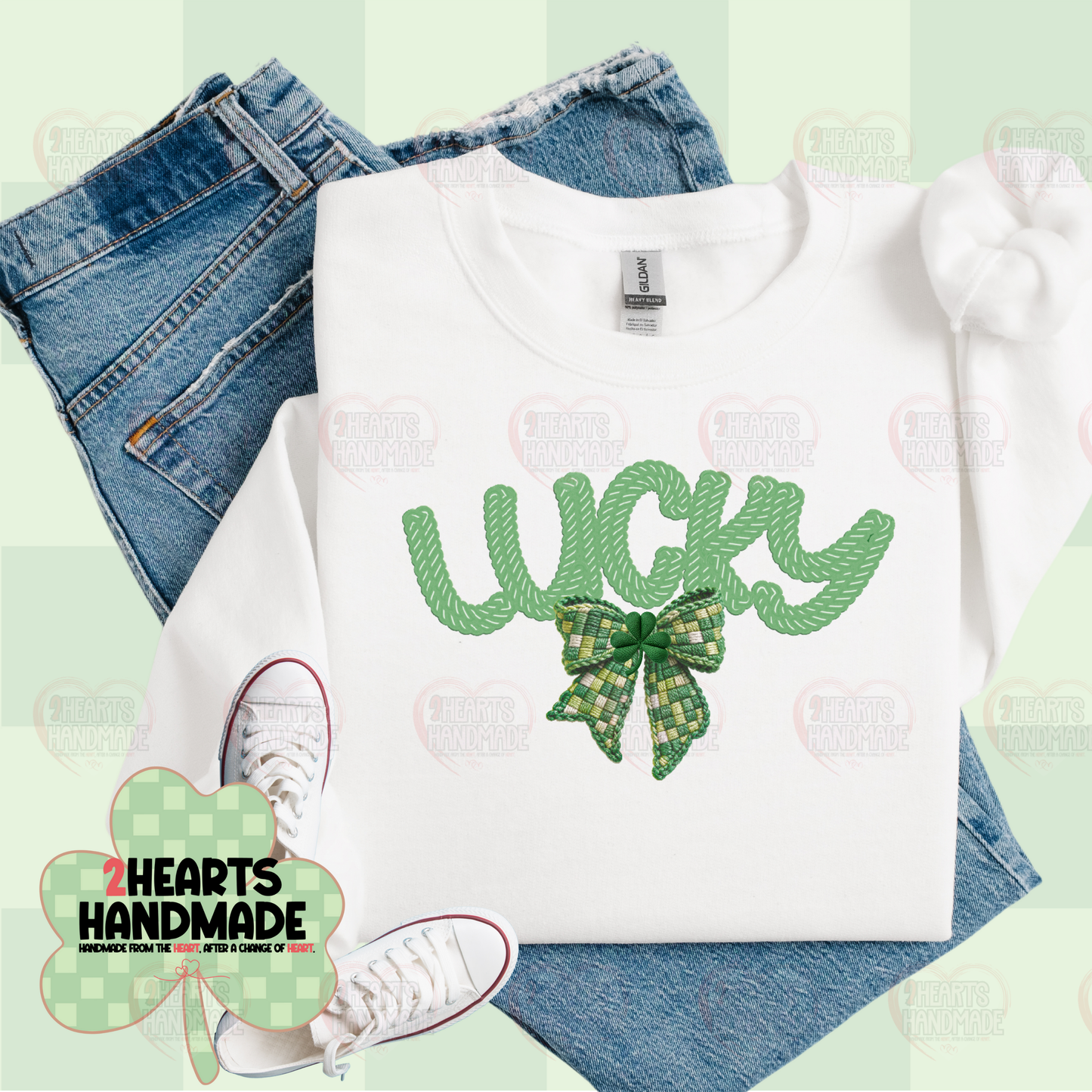 Embroidery Lucky (Faux)