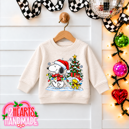 Festive Pup & Bird (Kiddos)