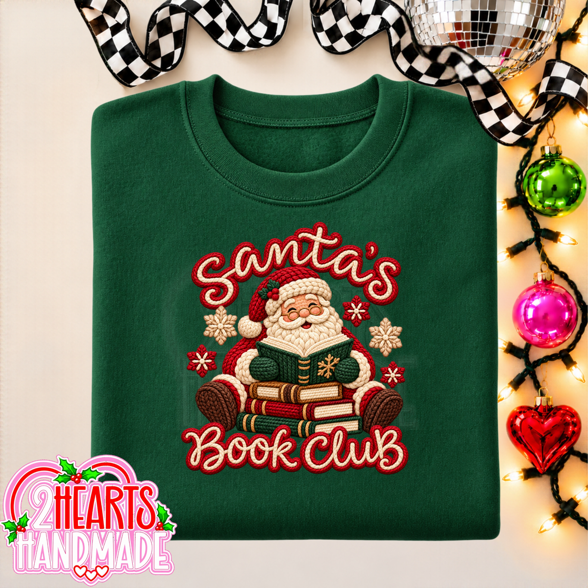 Santa's Book  (Faux Crochet)