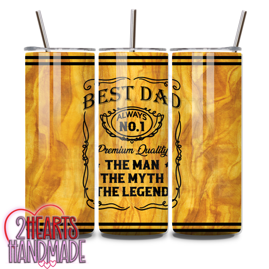 Best Dad - The Man, The Myth, The Legend Tumbler