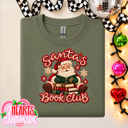 Santa's Book  (Faux Crochet)