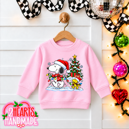 Festive Pup & Bird (Kiddos)