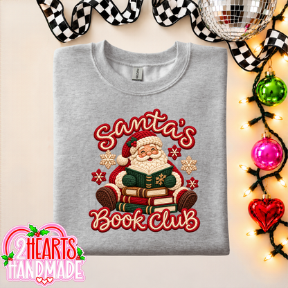 Santa's Book  (Faux Crochet)