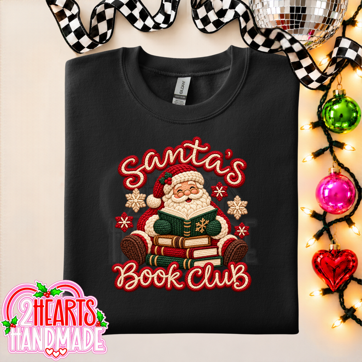 Santa's Book  (Faux Crochet)