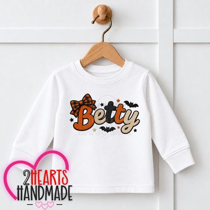 Personalize Faux Crochet Halloween/ - Both Boy & Girl