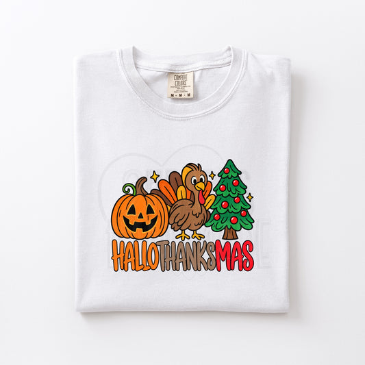 HalloThanksMas (Cartoon Style)