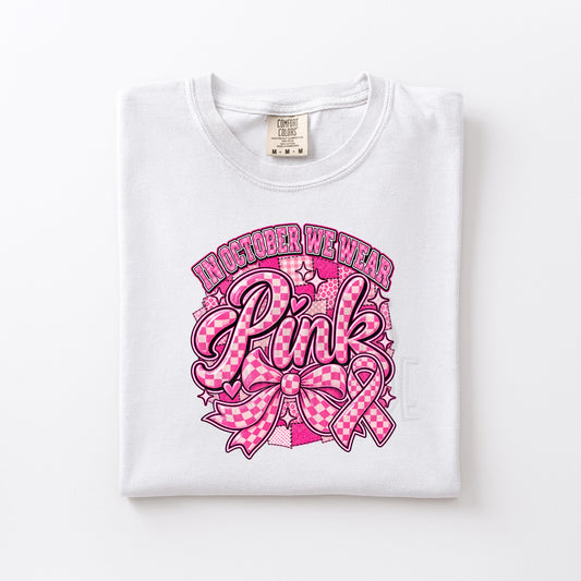 Breast Cancer Awareness: In October We Wear Pink (Checkers)