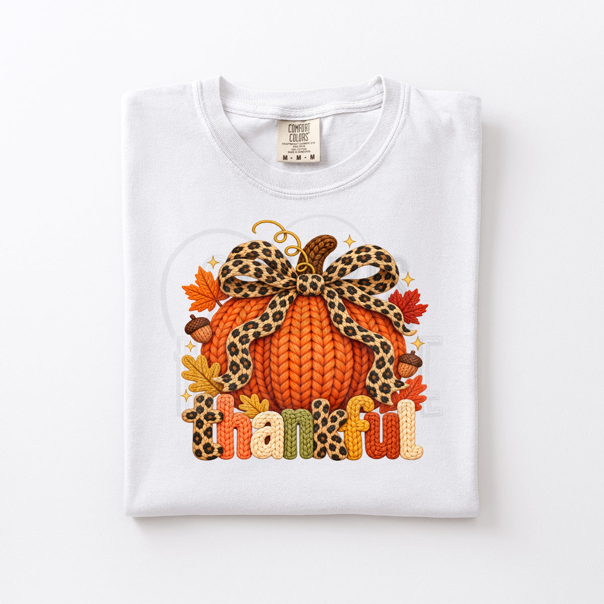 Pumpkin Thankful (Faux Crochet)