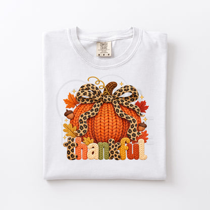 Pumpkin Thankful (Faux Crochet)