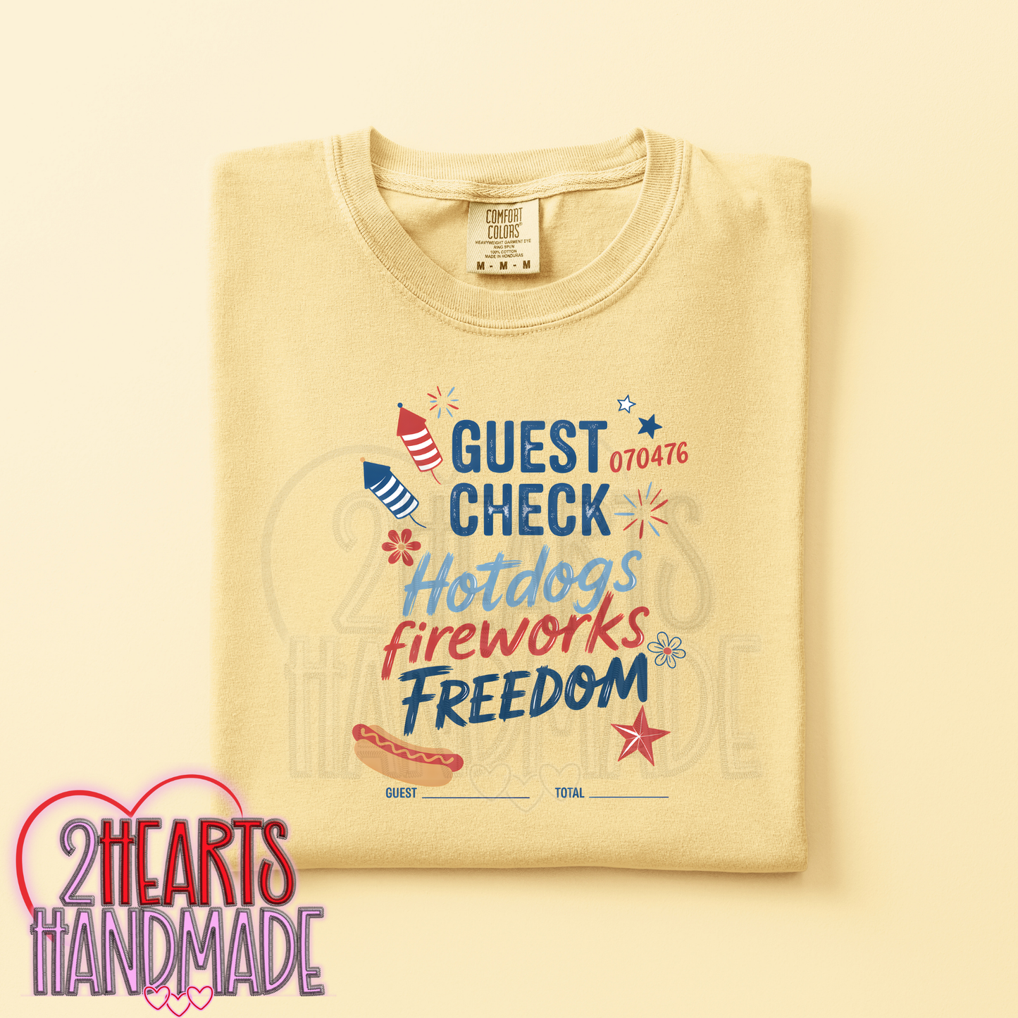 4th of July Guest Check