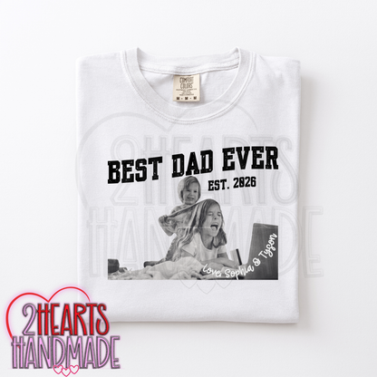 Father's Day Photo Shirt - Best Dad Ever